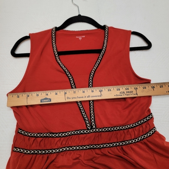 Garnet Hill Rust Dress with Black Trim - Picture 13 of 16